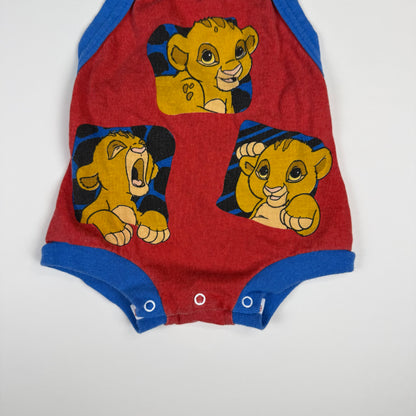 Vintage 1990's Lion King Simba Romper - 12 Months