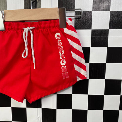 Vintage 1980's/1990's Red Oshkosh B'Gosh Swim Shorts - 12/18 Months