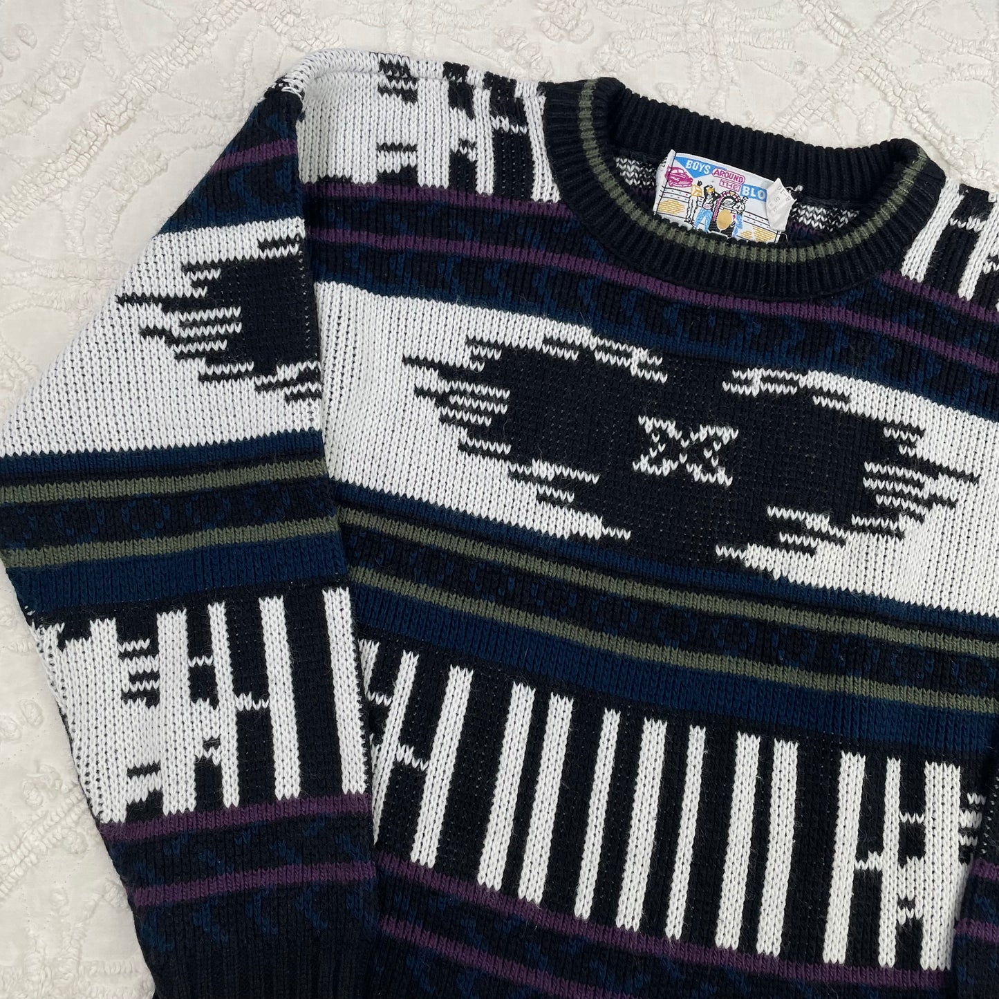 Vintage Funky Knit Sweater - 5T