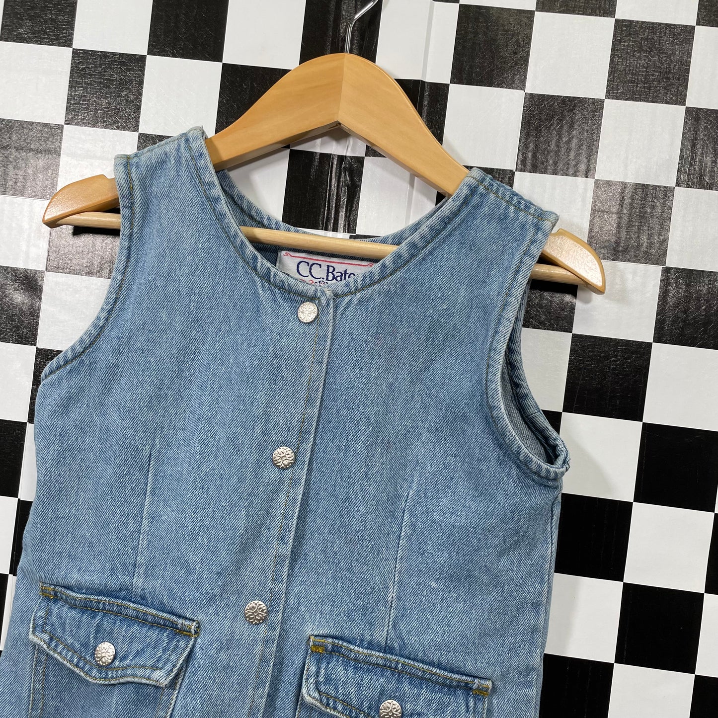 Vintage Light Wash Denim Dress - 4T