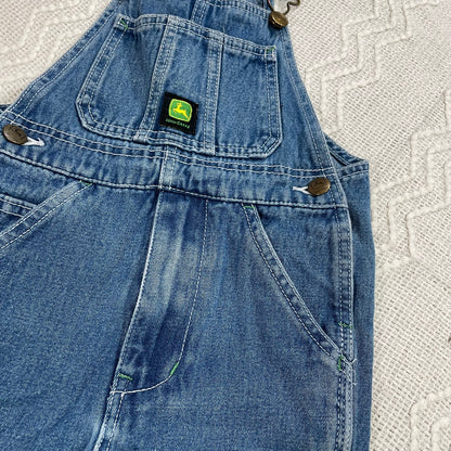 2000's John Deer Denim Overalls - 5T