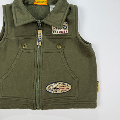 Y2K Bugle Boy Adventure Sweatshirt Vest - 3T
