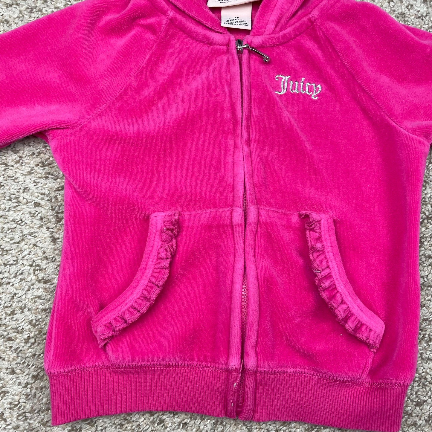 Y2K Juicy Couture Velour Sweatshirt - 3T