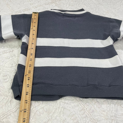 Vintage Bugle Boy Striped Crew Neck Sweatshirt - 3T