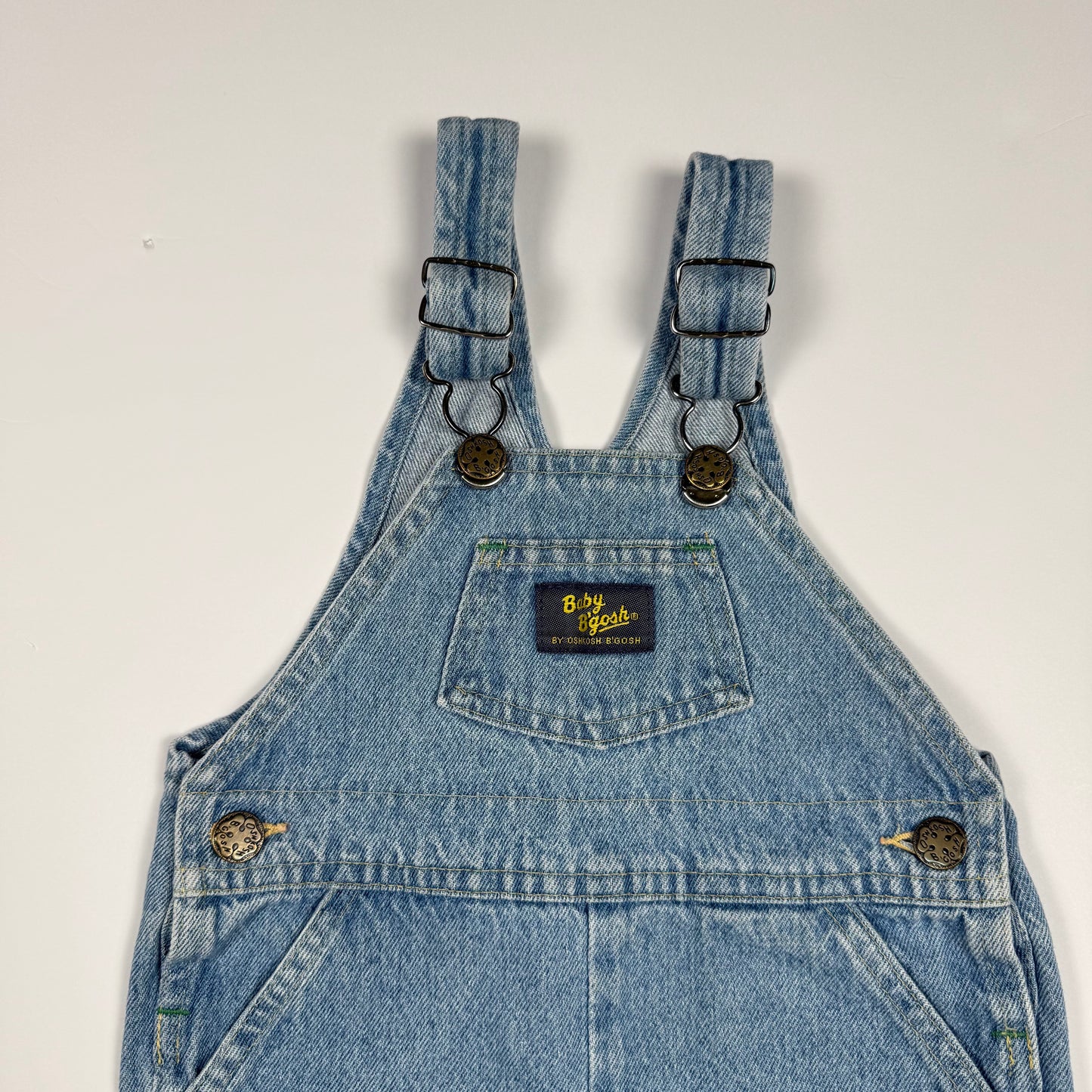 Vintage Oshkosh B'Gosh Denim Shortalls - 24 Months
