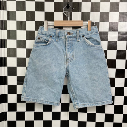 Vintage 1990's Faded Glory Light Wash Denim Shorts - Size 8