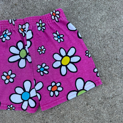 Vintage Flower Shorts - 4T