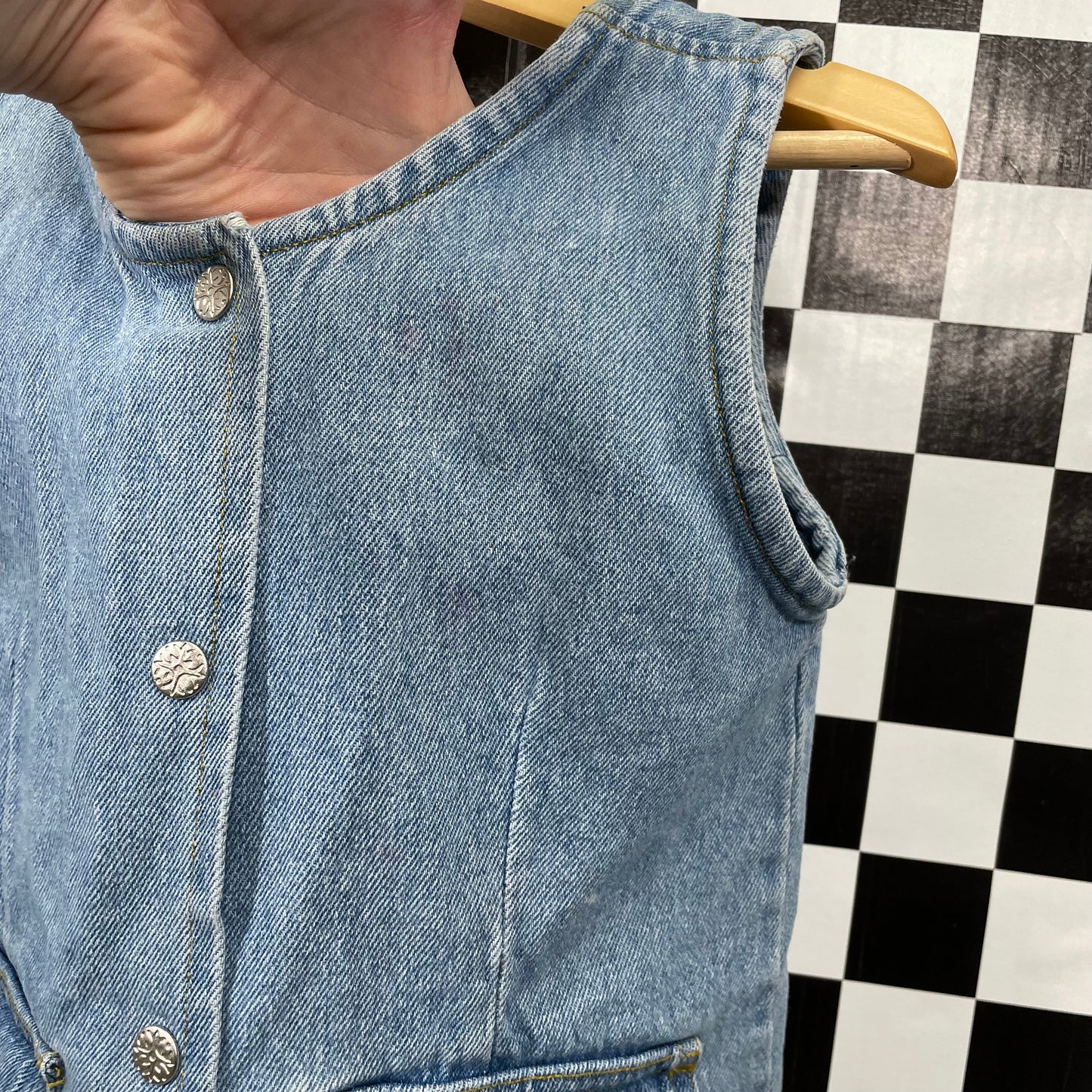 Vintage Light Wash Denim Dress - 4T