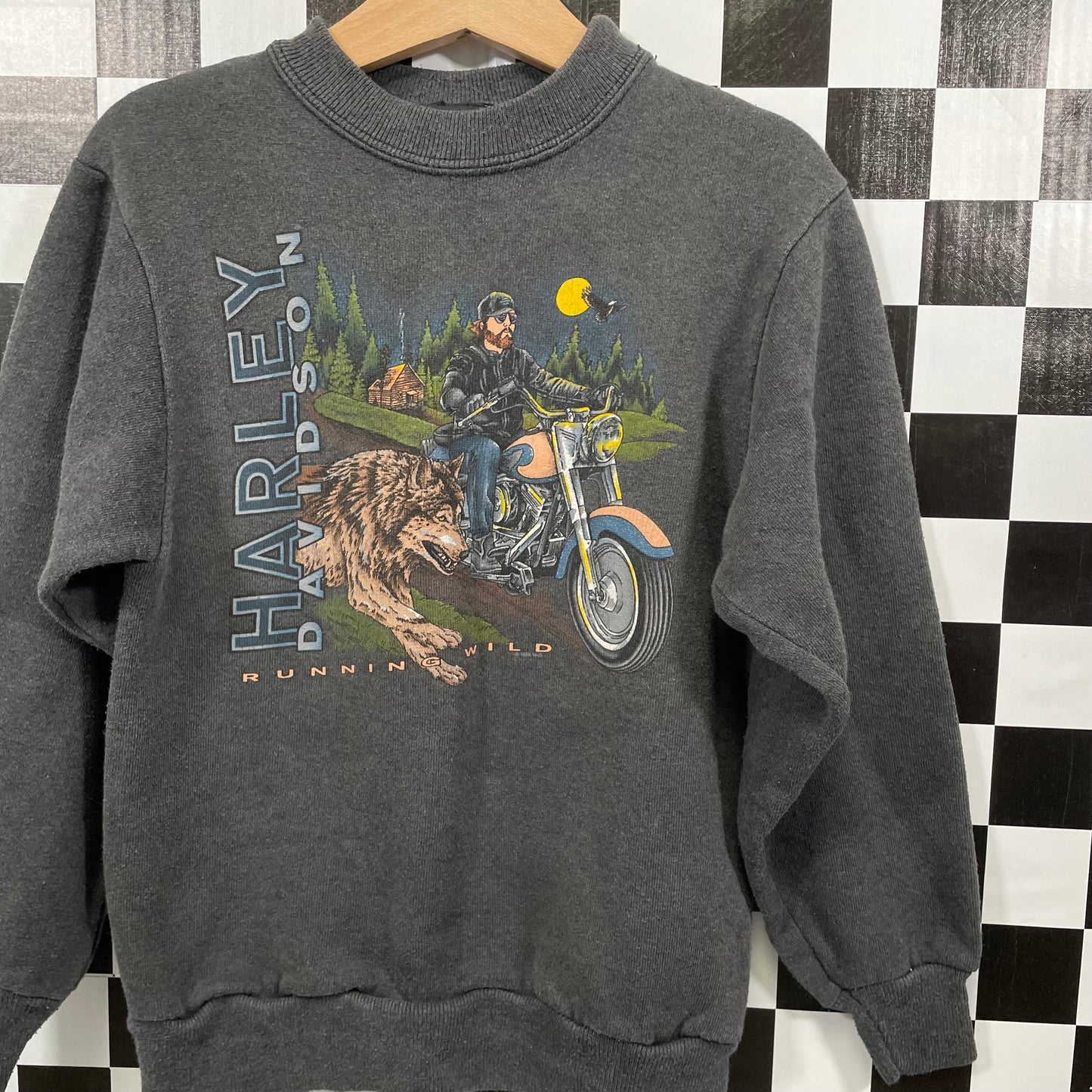 Vintage 1990's Harley Davidson Sweatshirt - 4/5T