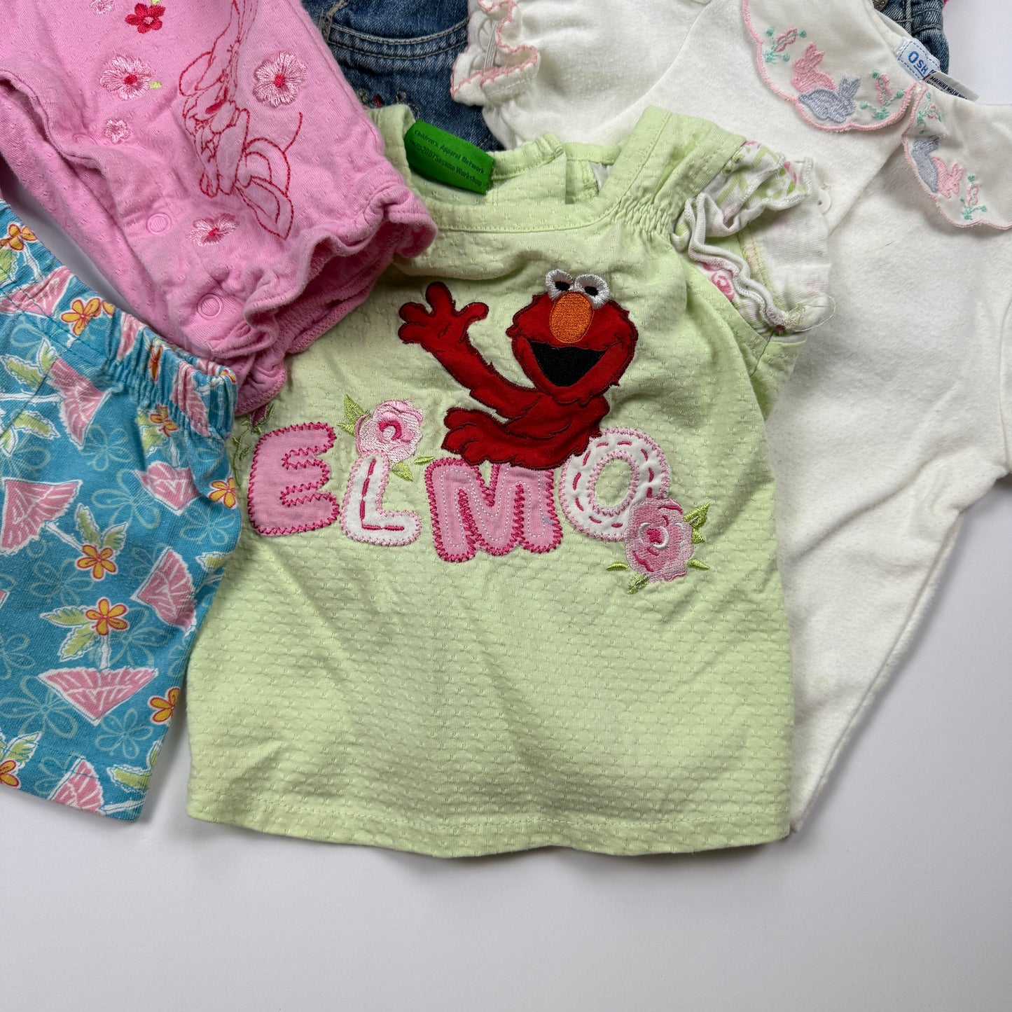 Baby Girl's Vintage Y2K Clothing Bundle 12 Months