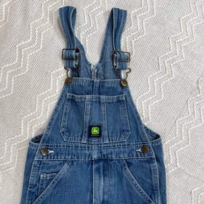 2000's John Deer Denim Overalls - 5T