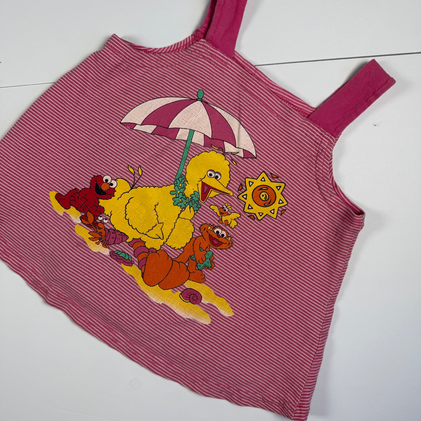Vintage 1990's Sesame Street Beach Two Piece Set - 2T