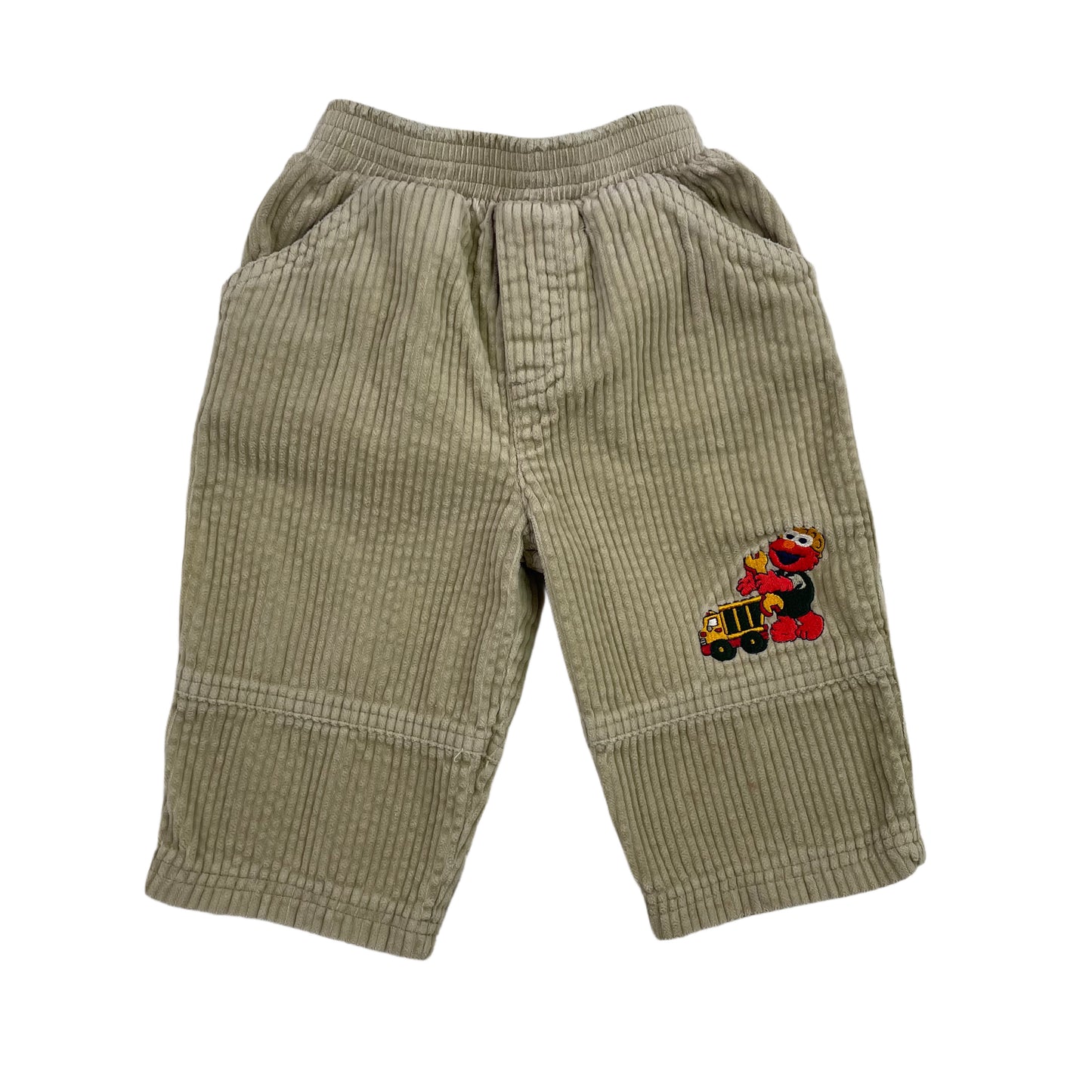 Y2K Elmo Construction Corduroy Pants - 12 Months