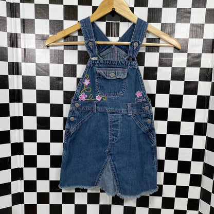 2001 Barbie Denim Dress and Shirt Set - 4/5T