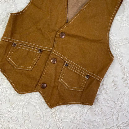 Vintage 1970's Billy the Kid Vest - 2/3T