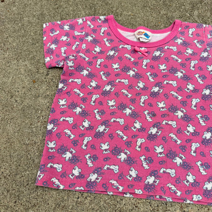 Vintage Teddy Bear Flower Shirt - 2/3T