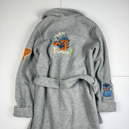 Vintage Y2K Stitch Fleece Robe - Size 7/8