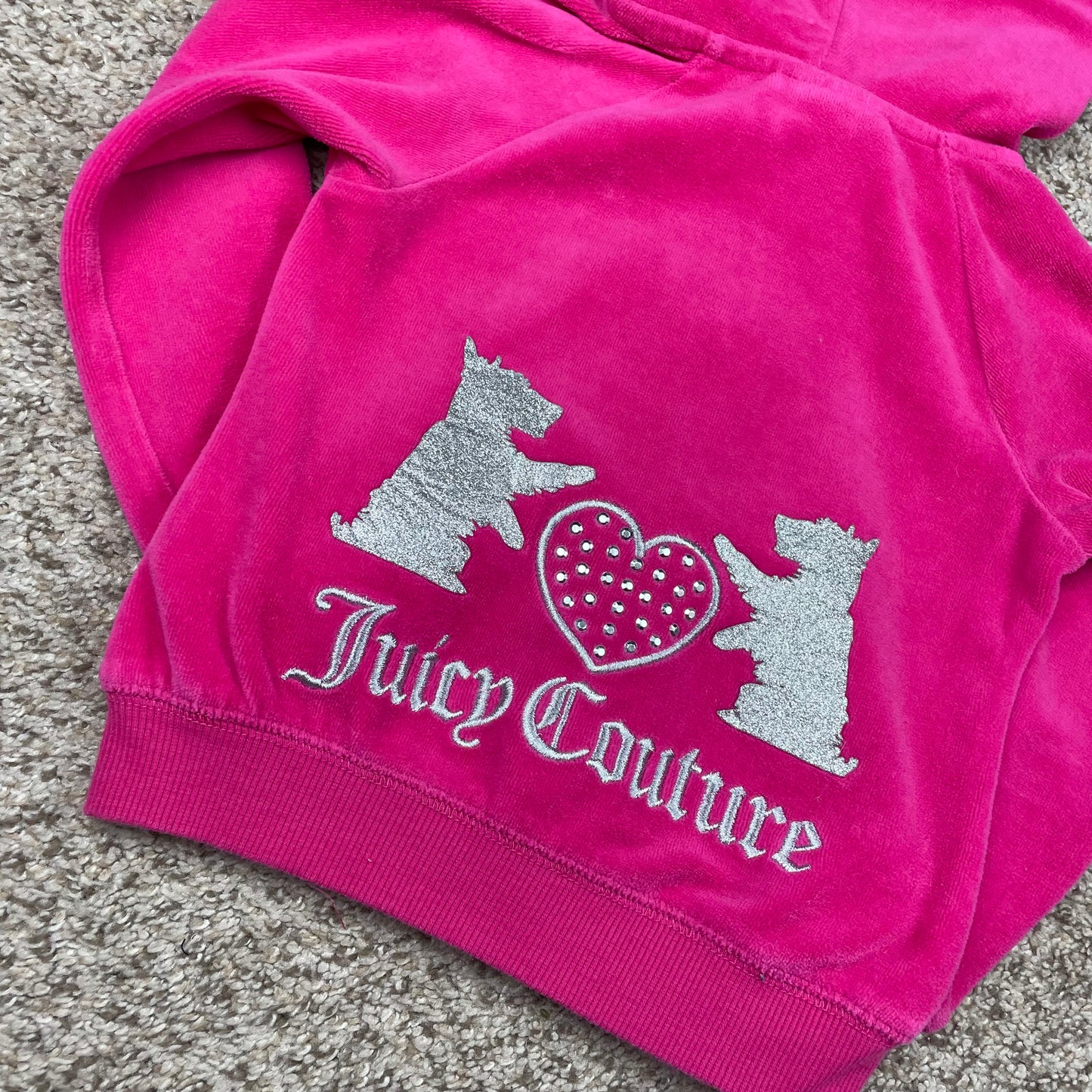 Y2K Juicy Couture Velour Sweatshirt - 3T