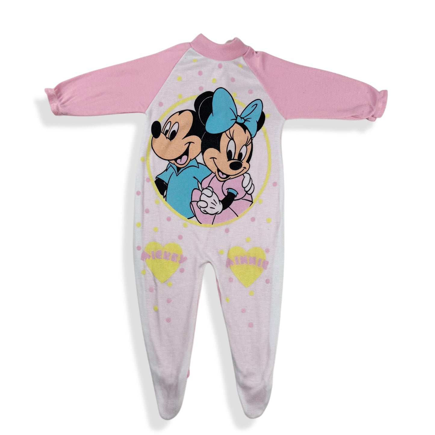 Vintage Mickey and Minnie Disney Sleeper - 6/9 Months