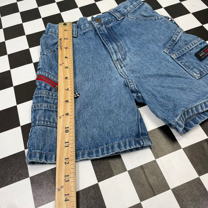 Y2K Wrangler Carpenter Denim Shorts - 4T