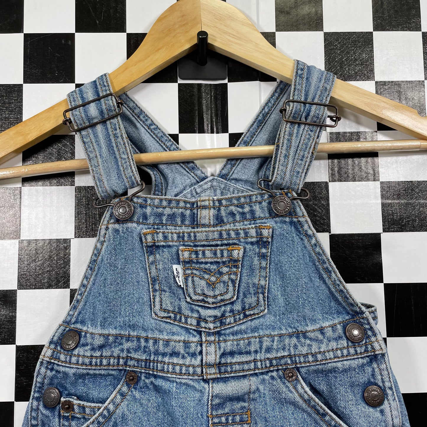 Vintage Y2K Levi's Denim Shortalls - 2T