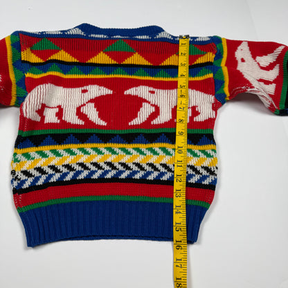 Vintage Electric Kids Knit Sweater - 4/5T