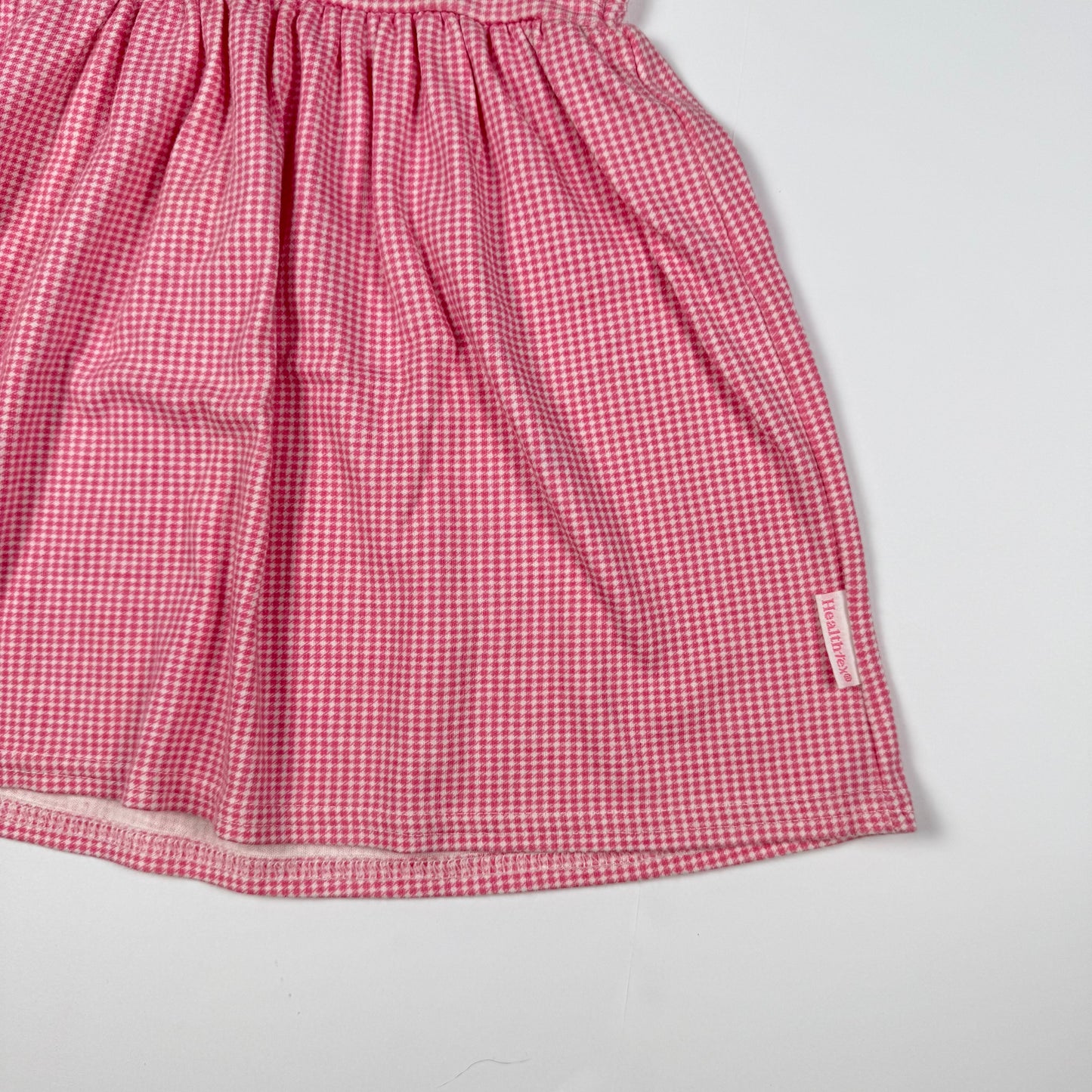 Y2K HealthTex Cherry Flower Gingham Dress - 3T