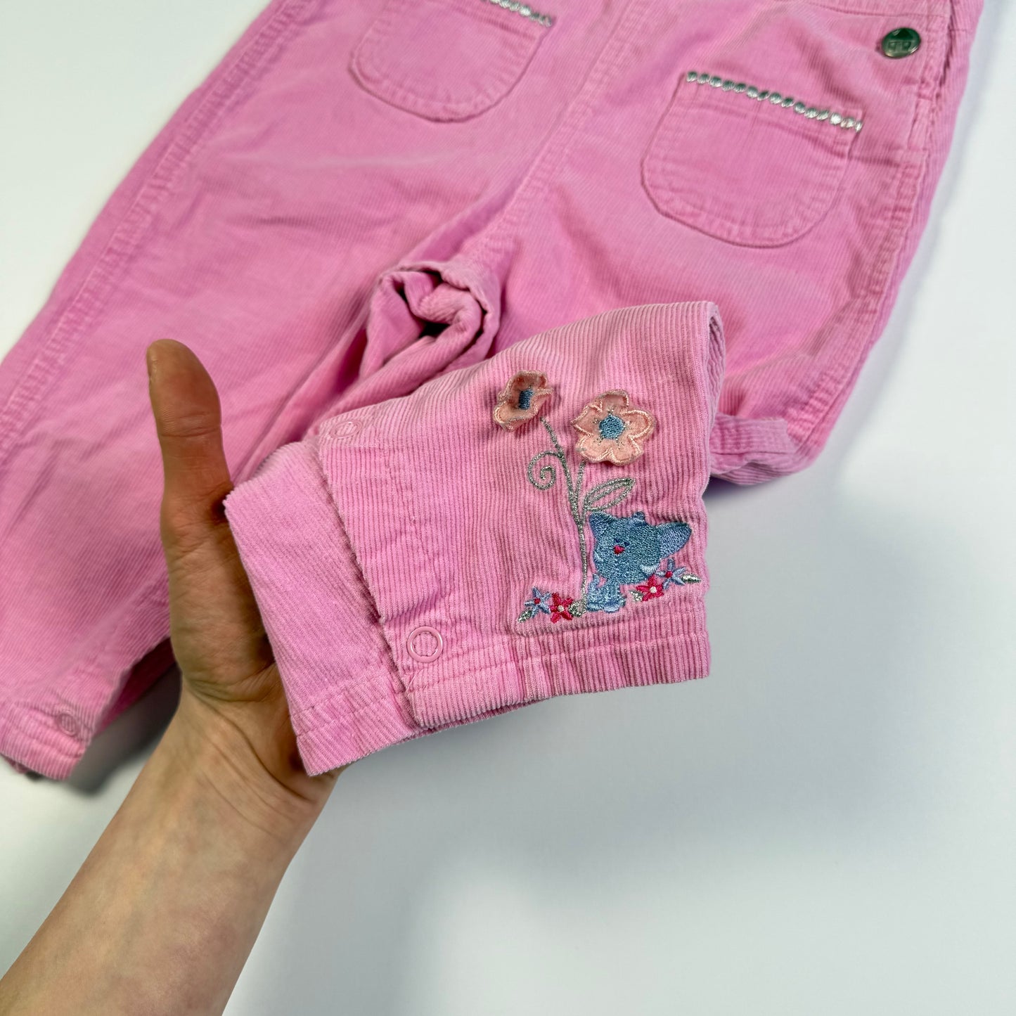 Y2K Blues Clues Pink Overalls - 24 Months