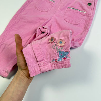 Y2K Blues Clues Pink Overalls - 24 Months