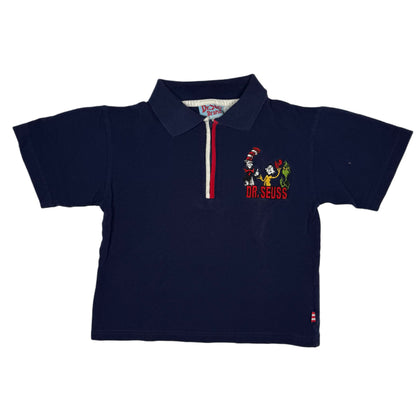 Vintage Y2K Dr Suess Cat in the Hat Polo - 4T