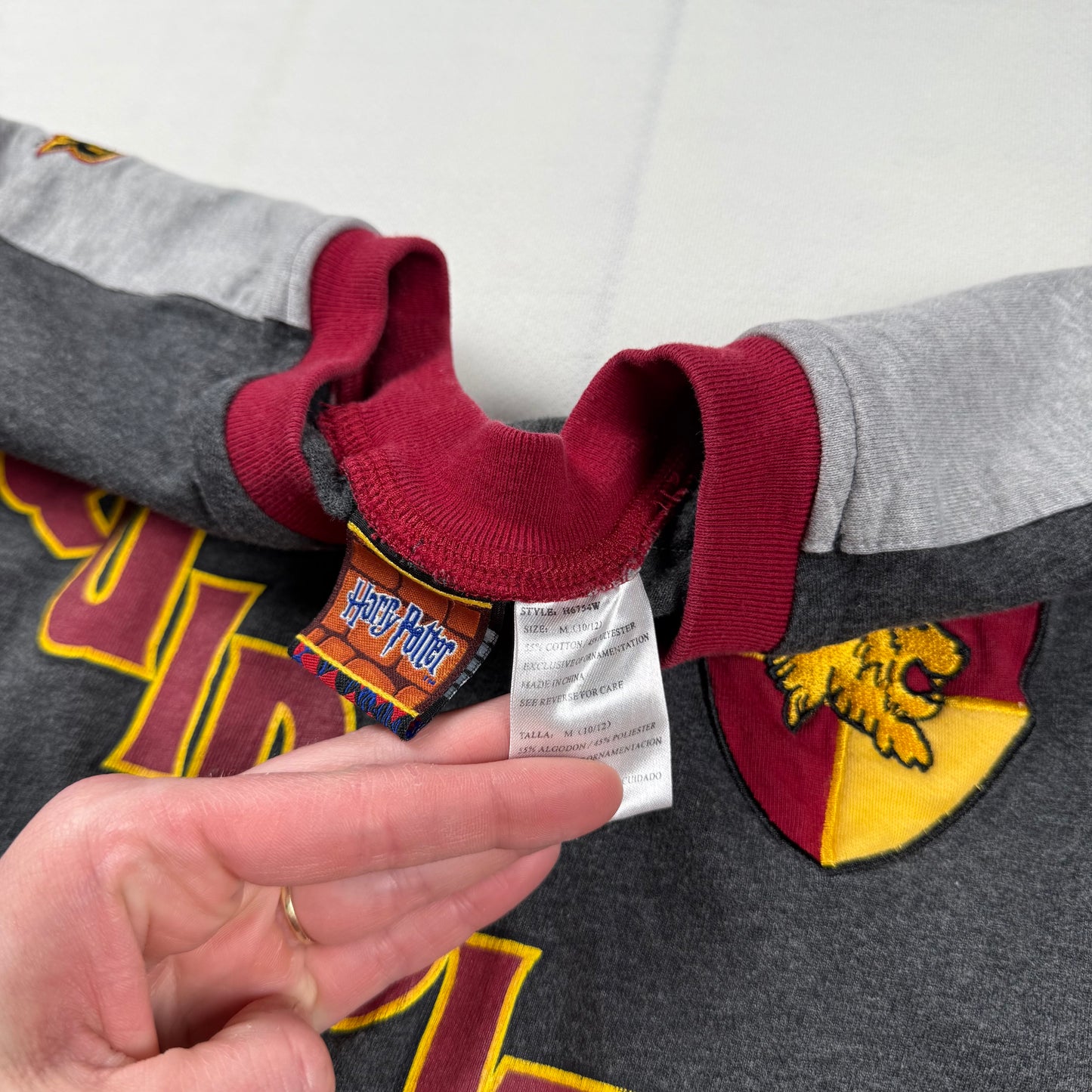 2000 Harry Potter Quidditch Long Sleeved Shirt - Youth Medium