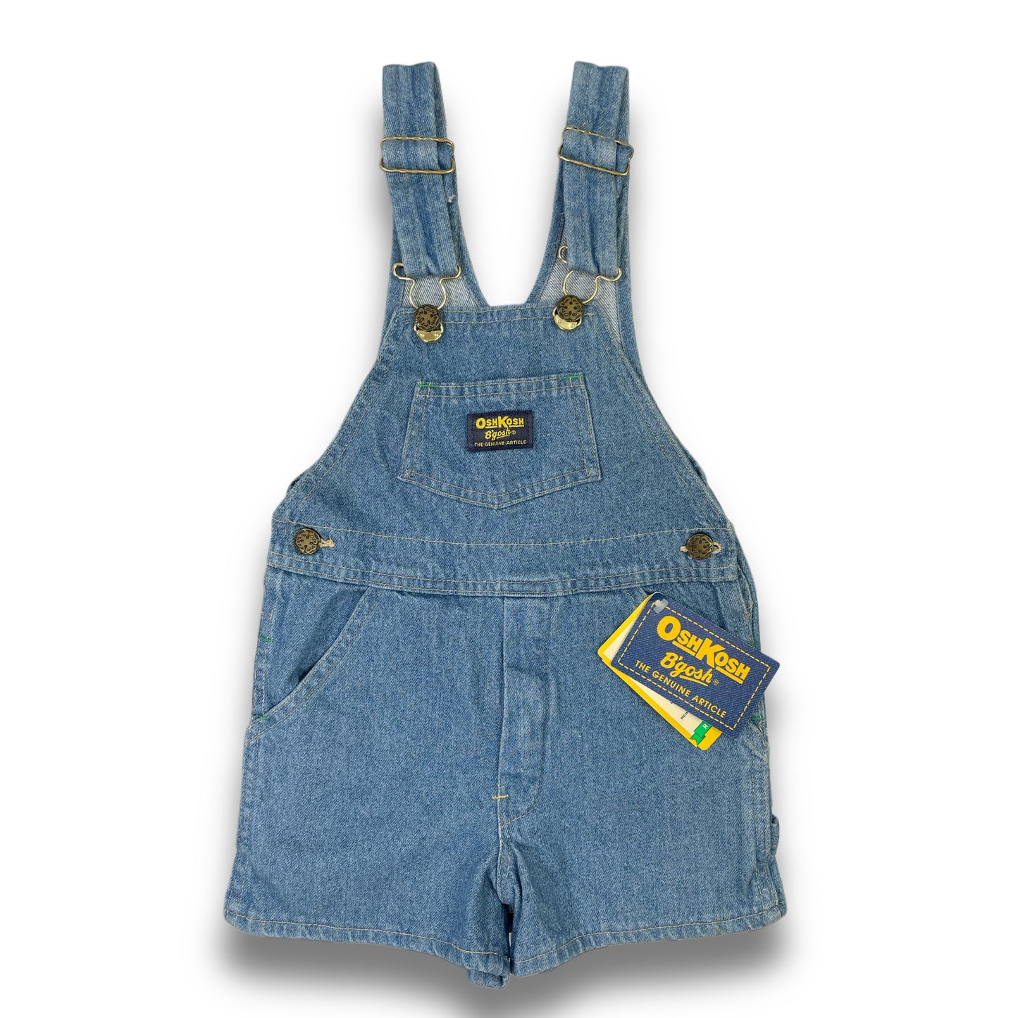 NWT Vintage Oshkosh B'Gosh Denim Shortalls - 5T