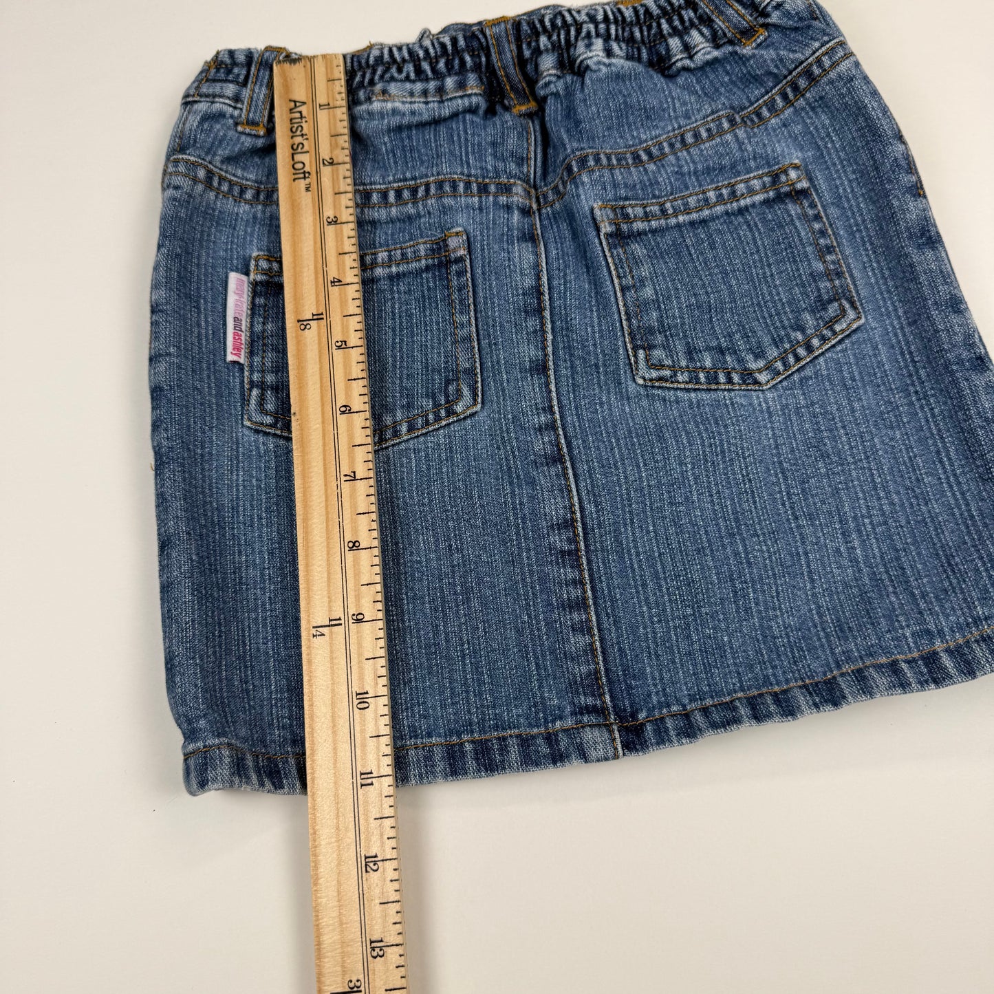 Y2K Mary Kate and Ashley Floral Denim Skirt - 4T