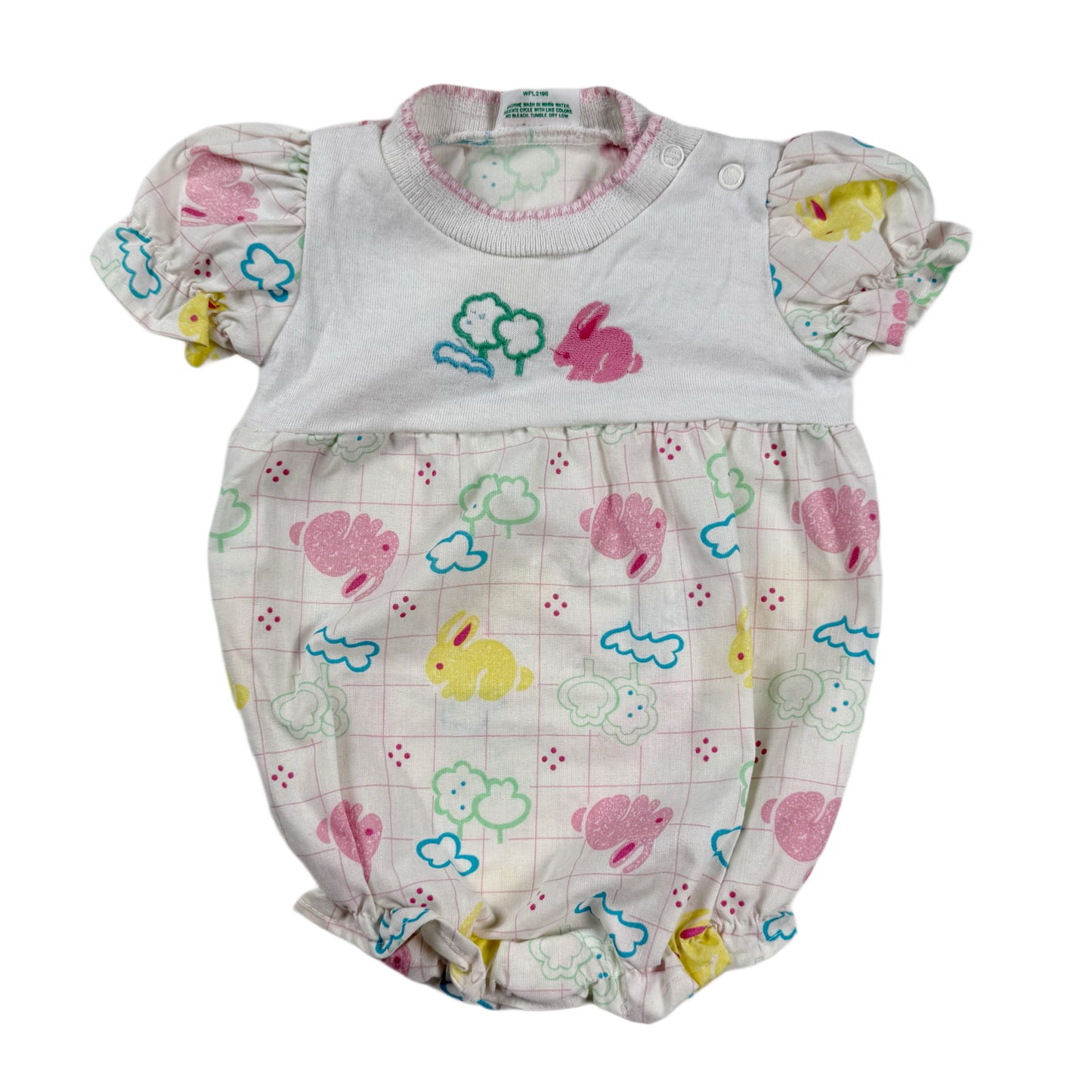 Vintage Health-Tex Bunny Easter Romper - 9 Months