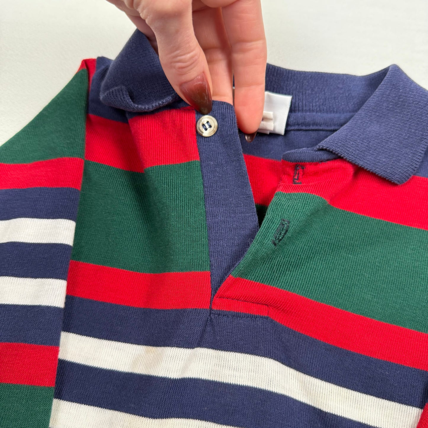 Vintage Striped Collared Shirt - 12 Months
