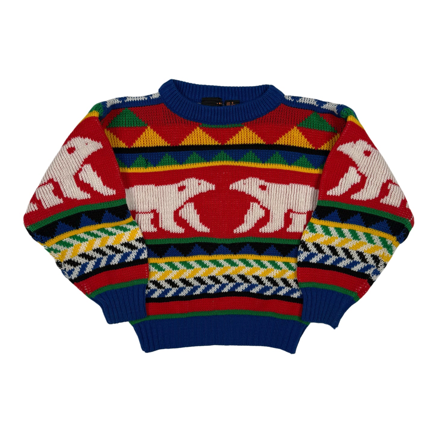 Vintage Electric Kids Knit Sweater - 4/5T