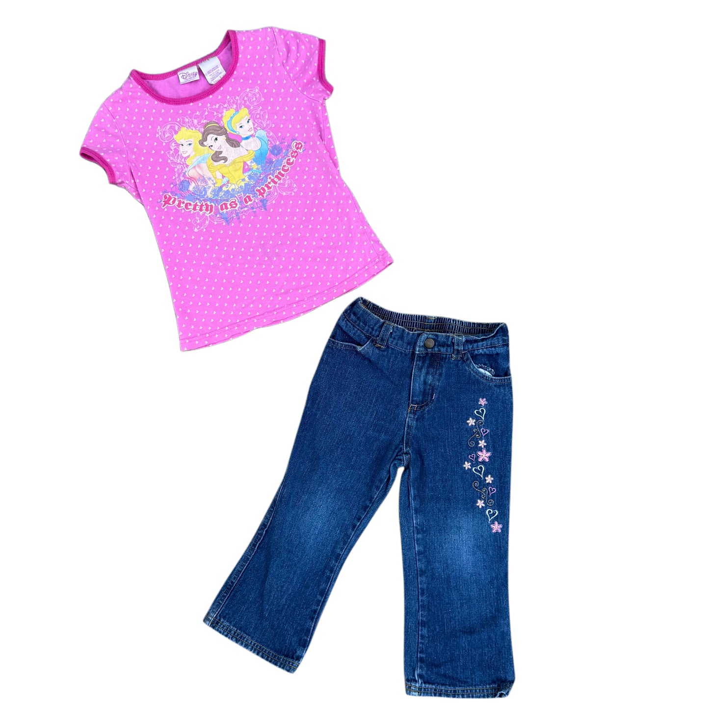 Y2K Disney Princess Two Piece Set - 3T