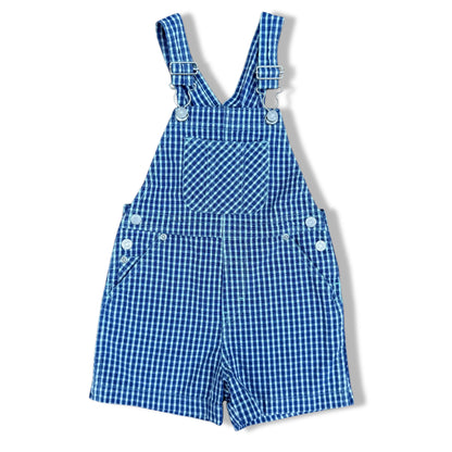 Vintage Y2K Cherokee Gingham Shortalls - 3T