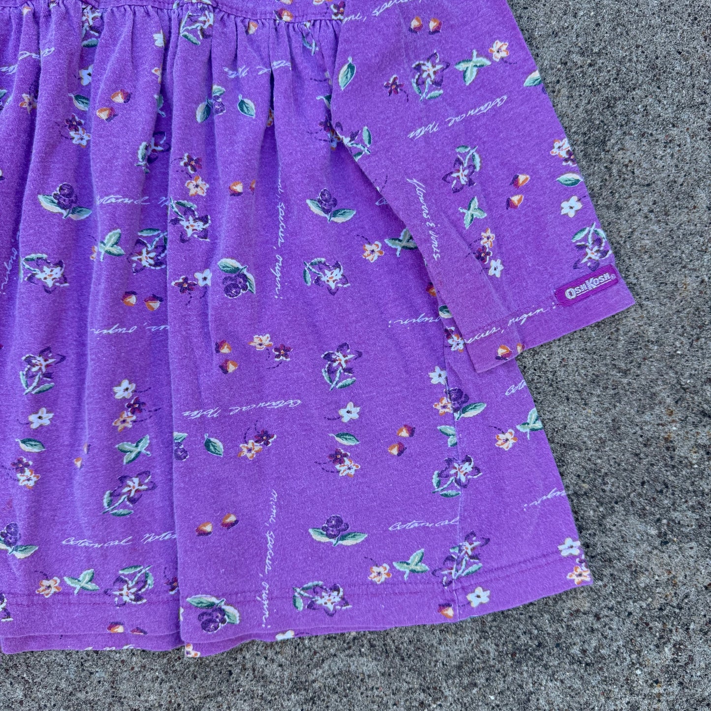 Vintage Y2K Oshkosh B'Gosh Floral Dress - 4T