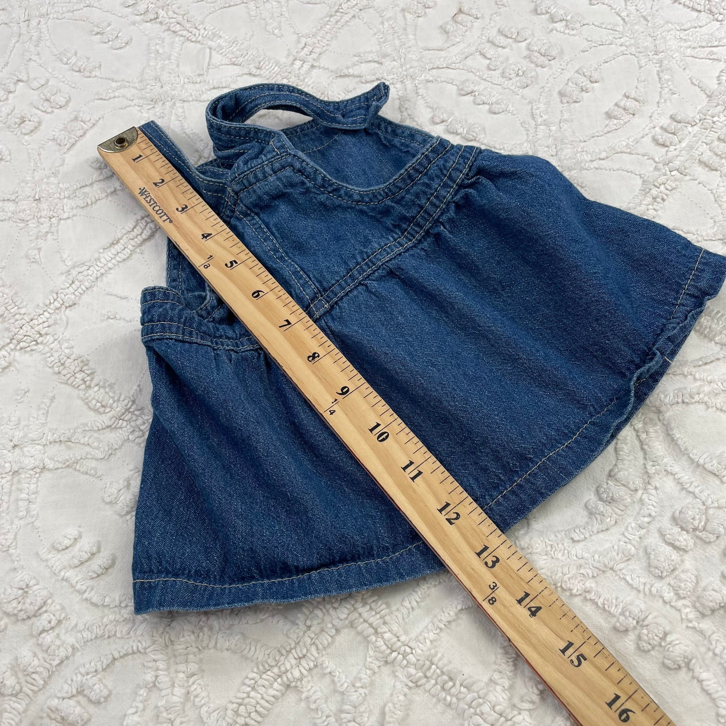 2000's Marie Denim Dress - 3/6 Months