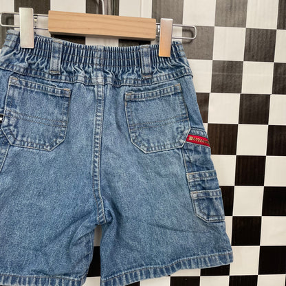 Y2K Wrangler Carpenter Denim Shorts - 4T