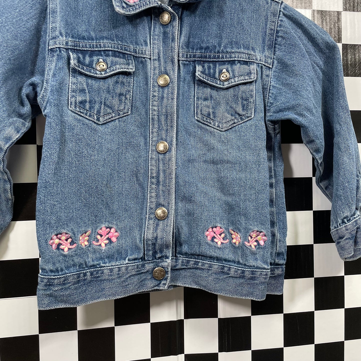 Y2K Arizona Floral Denim Jacket - 4T