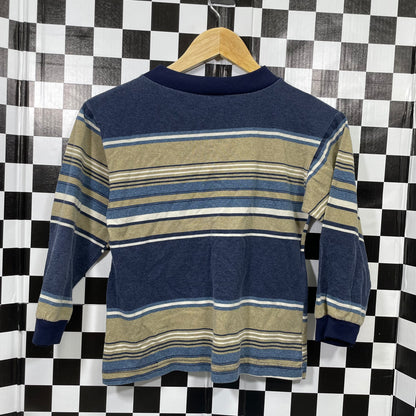 Y2K Skidz Striped Shirt - Youth Small