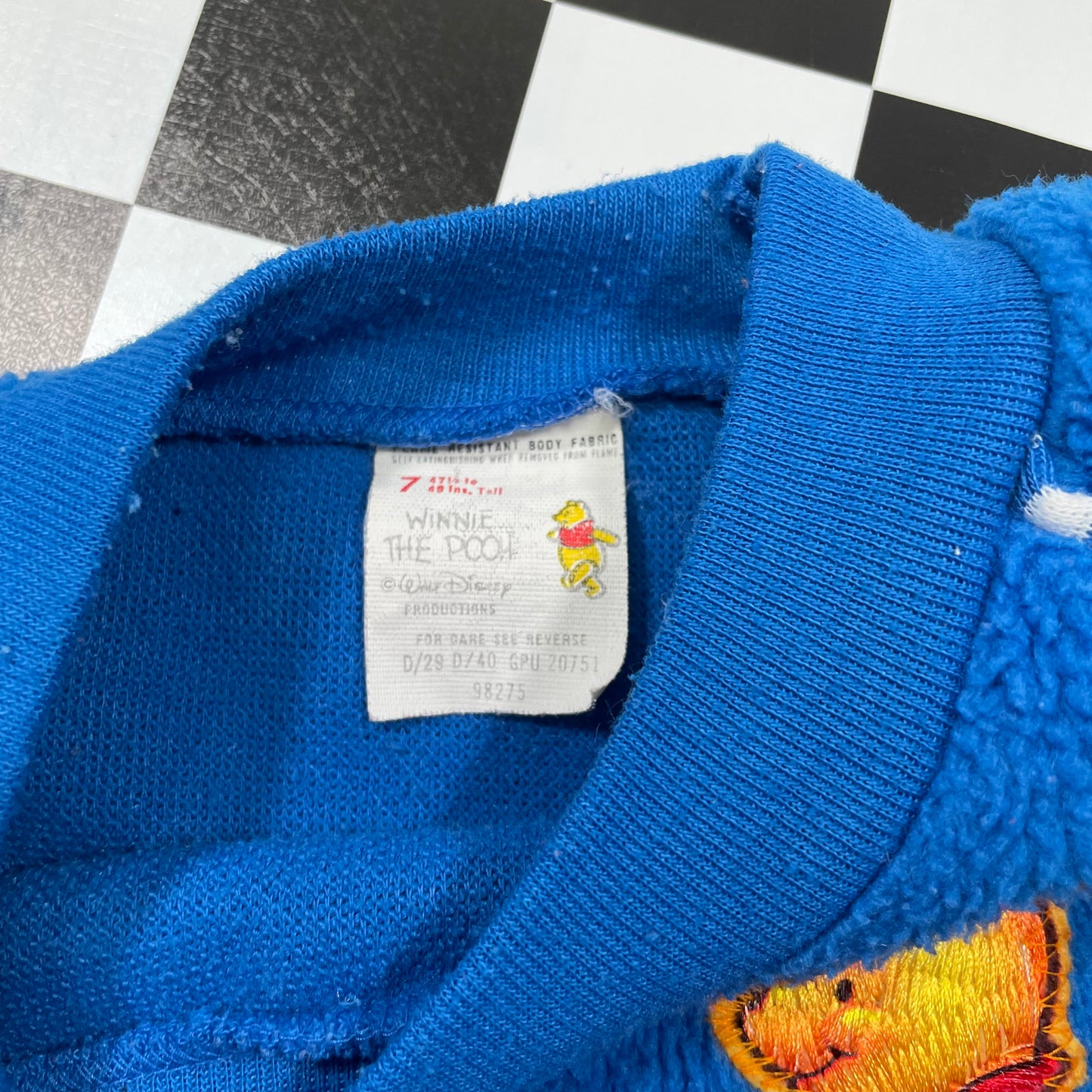 Vintage 1980's Winnie the Pooh Fleece Sweatshirt - 4T