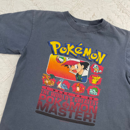 Vintage 2000 Pokemon Master T-Shirt - 5T