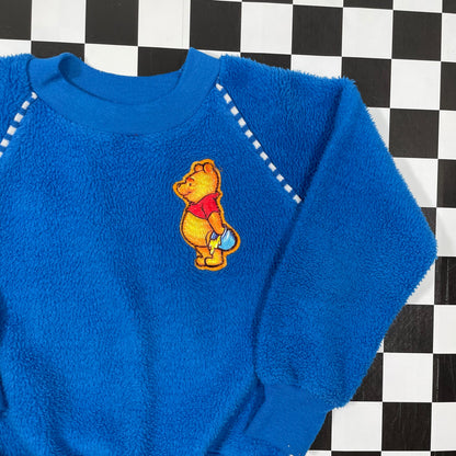 Vintage 1980's Winnie the Pooh Fleece Sweatshirt - 4T