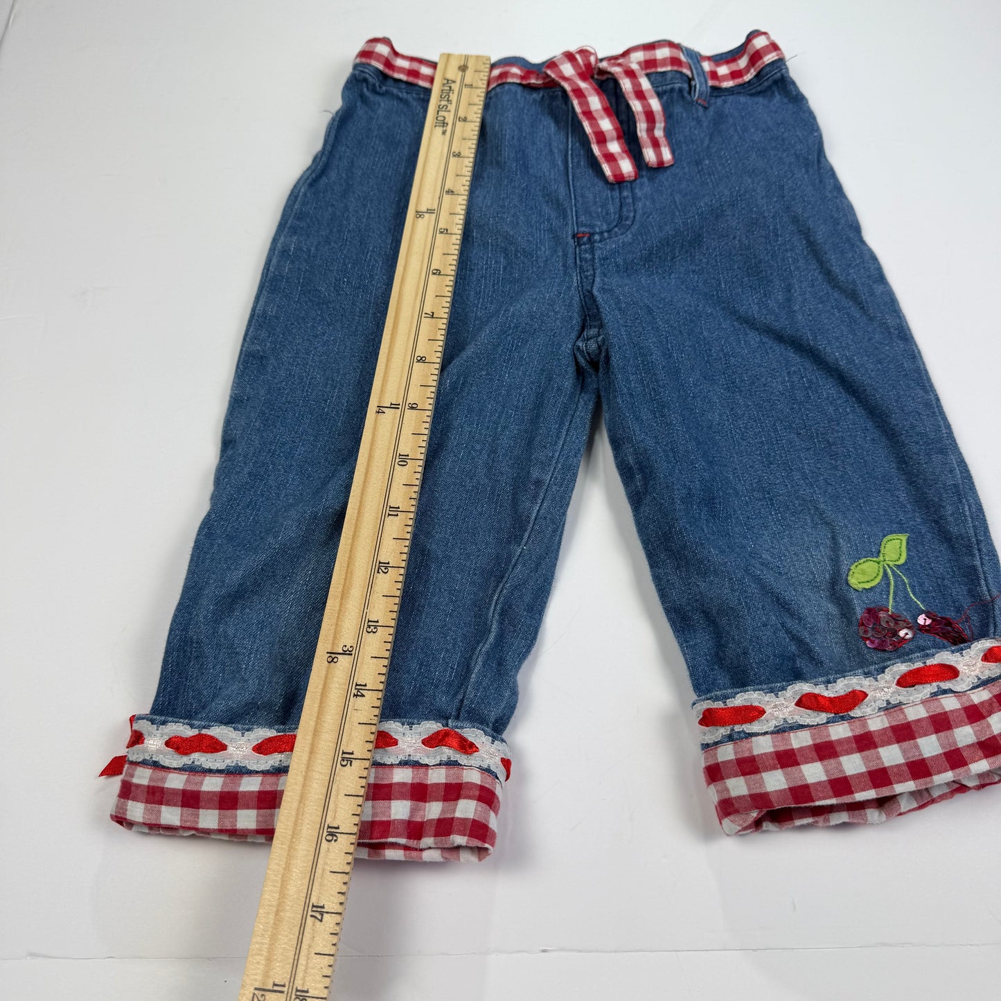 Vintage Y2K Cherry Capris - 4T