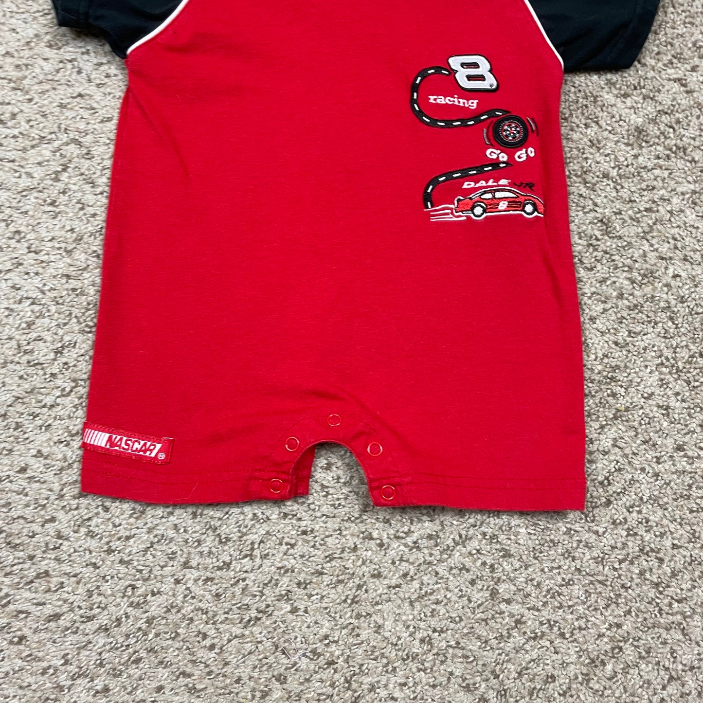 Y2K Dale Jr Nascar Romper - 12 Months