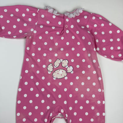 Vintage 1990's Snoopy Polka Dot Romper - 18 Months