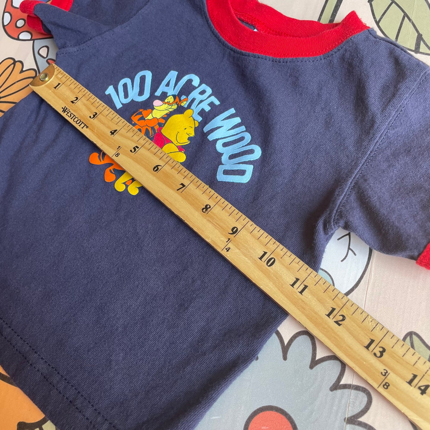 Y2K Winnie the Pooh 100 Acre Wood T-Shirt - 24 Months